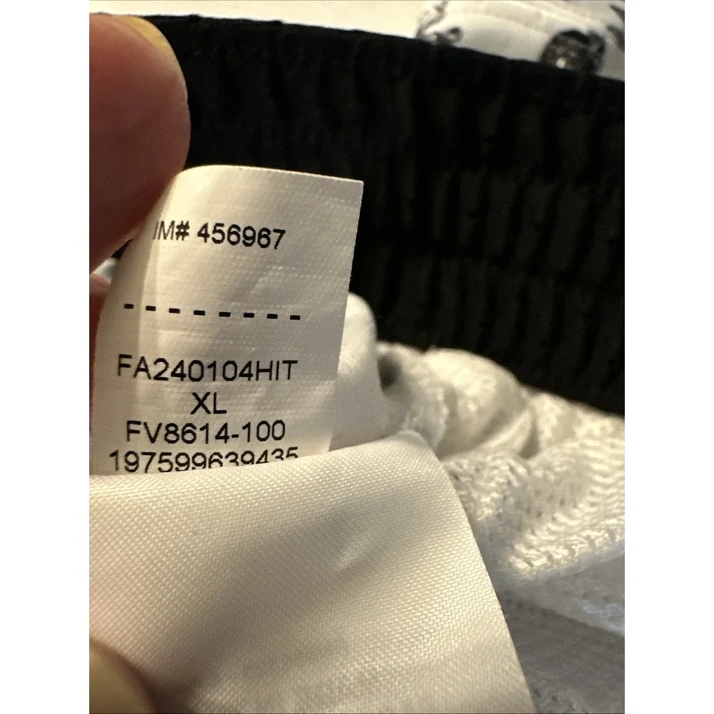 Jordan Nike Shorts Dri Fit Printed White Diamond FV8614-100 Size XL